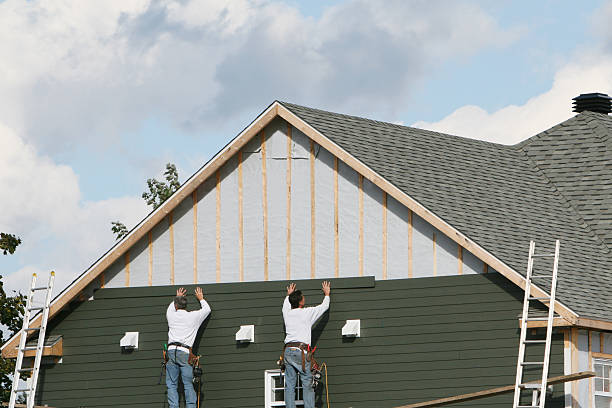 Professional Emergency Siding Repair technician working in Windsor, OH